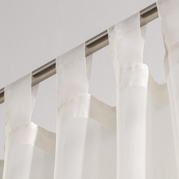 Tab top voile/net curtains