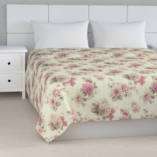 Stripe quilted throw