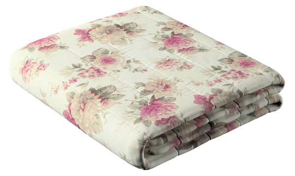 Stripe quilted throw