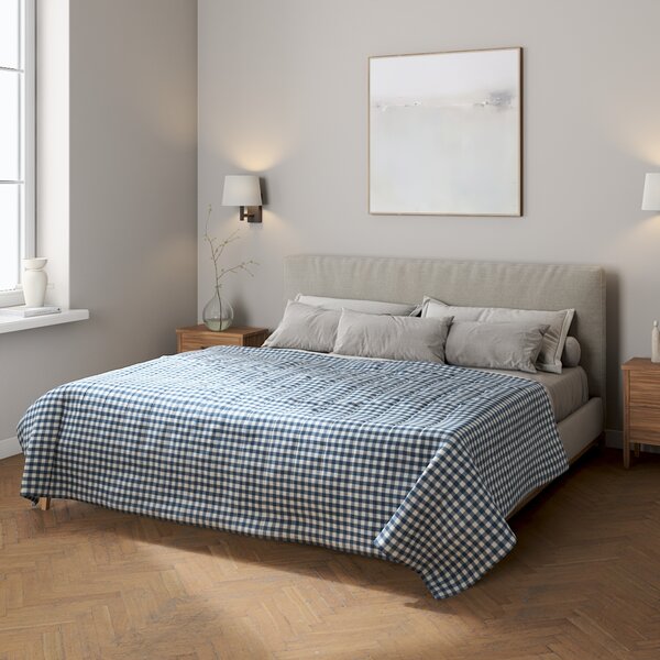 Stripe quilted throw