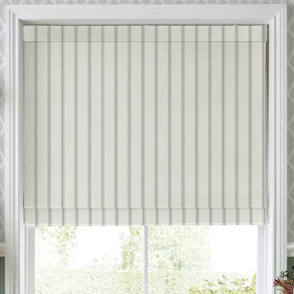 Laura Ashley Farnworth Made To Measure Roman Blind Fresh Green