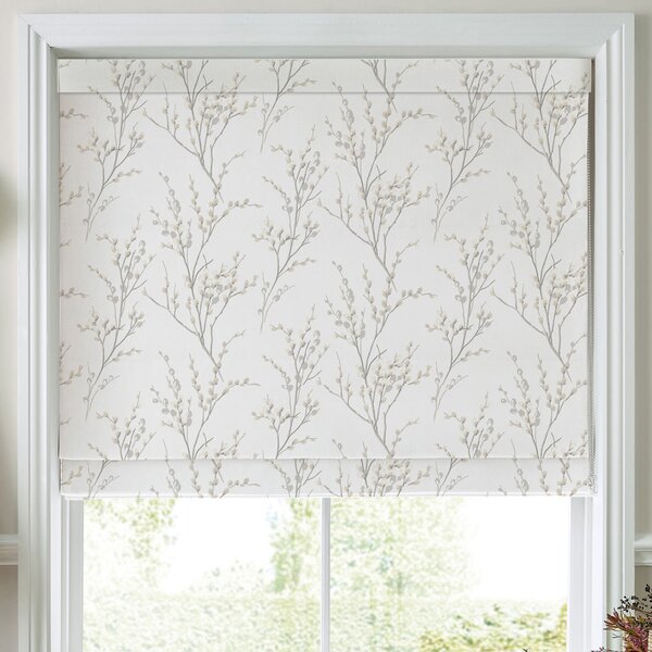 Laura Ashley Pussy Willow Made To Measure Roman Blind Dove Grey