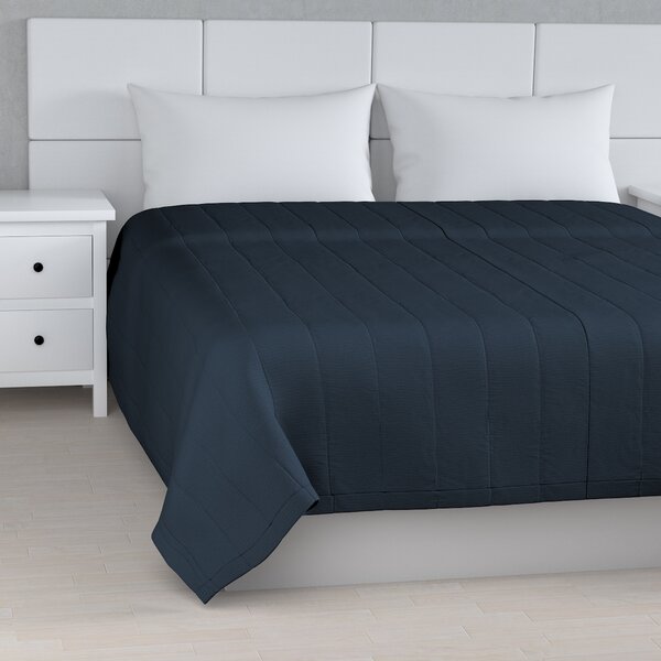 Stripe quilted throw