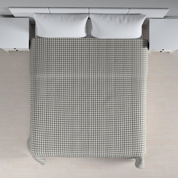 Stripe quilted throw