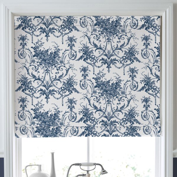 Laura Ashley Tulleries Made To Measure Roman Blind Midnight
