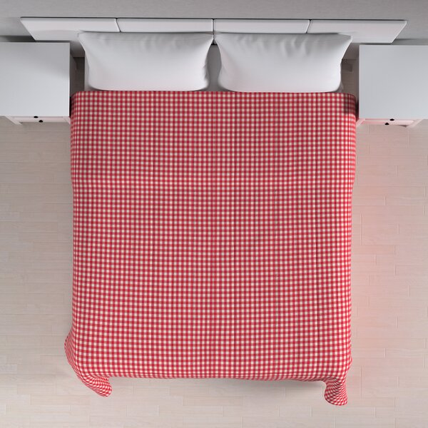 Stripe quilted throw