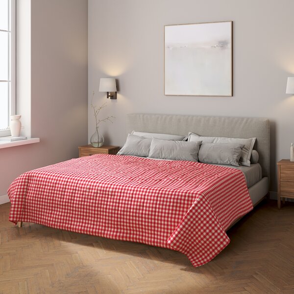 Stripe quilted throw
