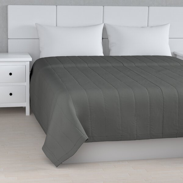 Stripe quilted throw