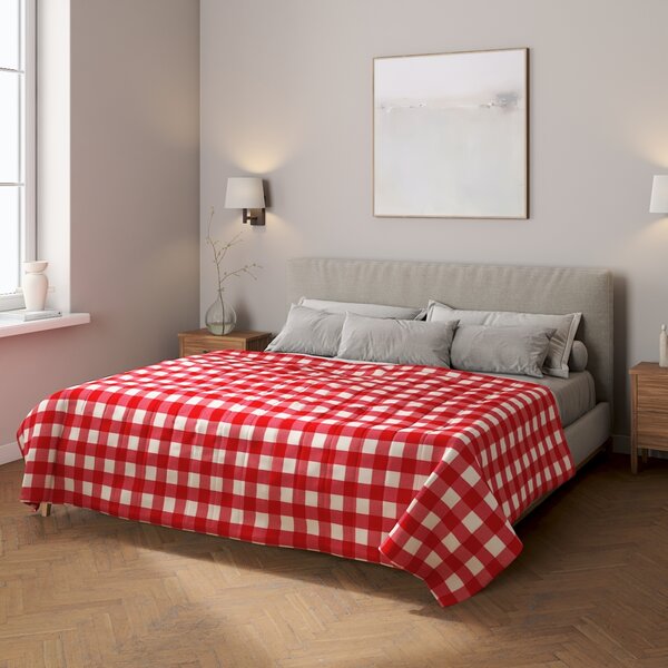 Stripe quilted throw