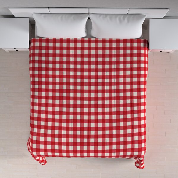 Stripe quilted throw
