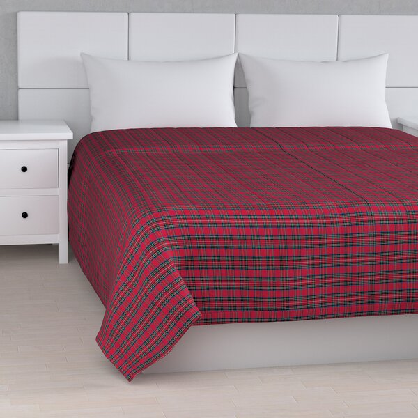 Stripe quilted throw