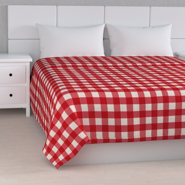 Stripe quilted throw