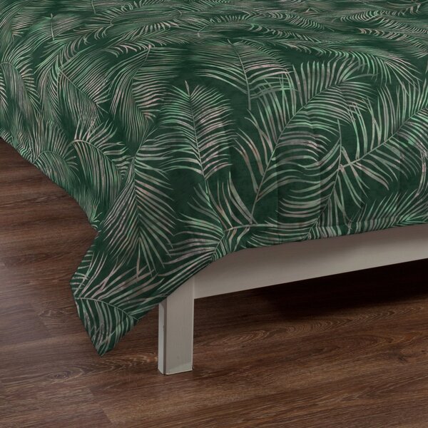Stripe quilted throw