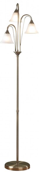 Dar lighting BOS49 Boston Floor Lamp Antique Complete With Glass