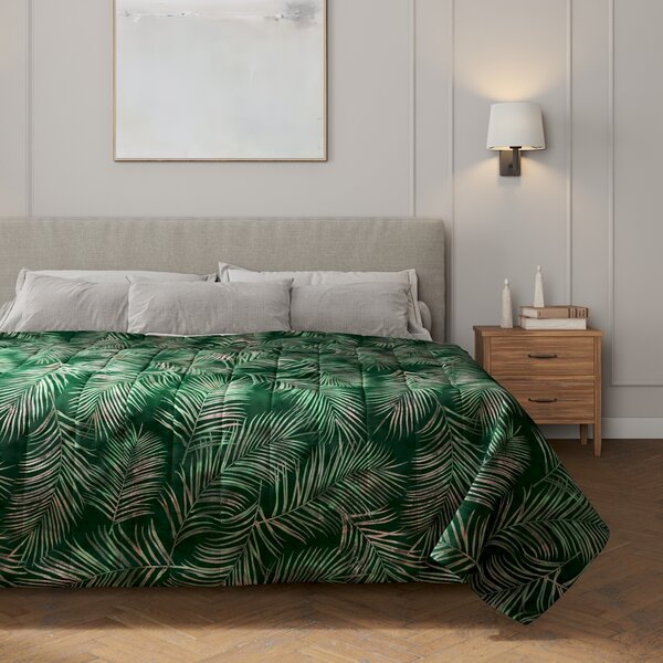 Stripe quilted throw