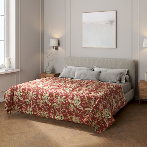Stripe quilted throw