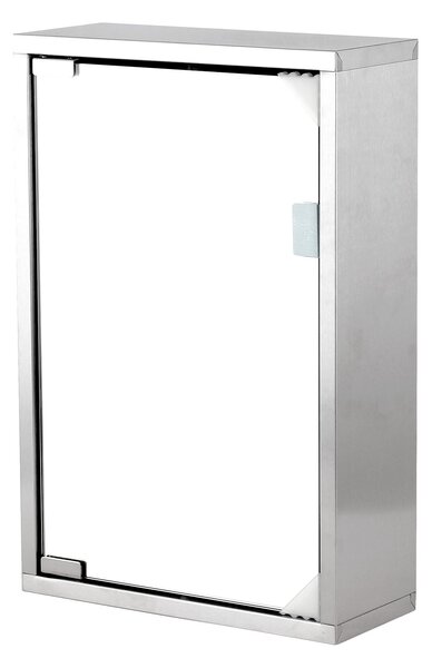 Manhattan Mirror Cabinet Silver