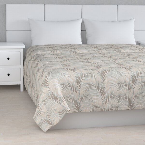 Stripe quilted throw