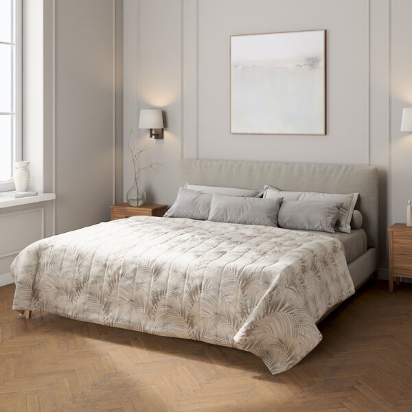 Stripe quilted throw