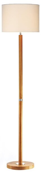 Dar lighting AVE4943 Avenue Floor Lamp Light Wood Complete With Shade AVE1643