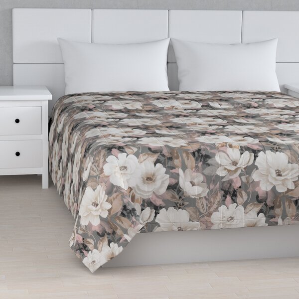 Stripe quilted throw