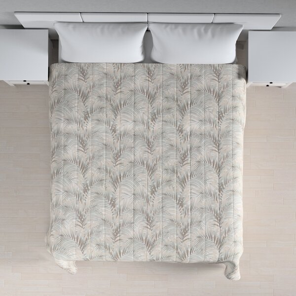 Stripe quilted throw