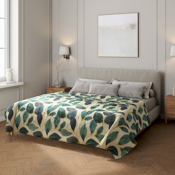 Stripe quilted throw