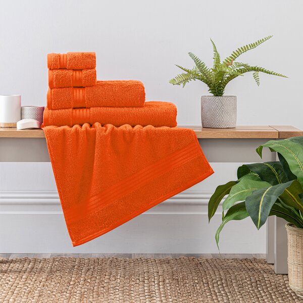Egyptian Cotton Towel Burnt Orange