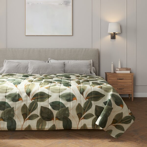Stripe quilted throw