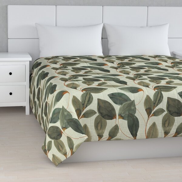Stripe quilted throw