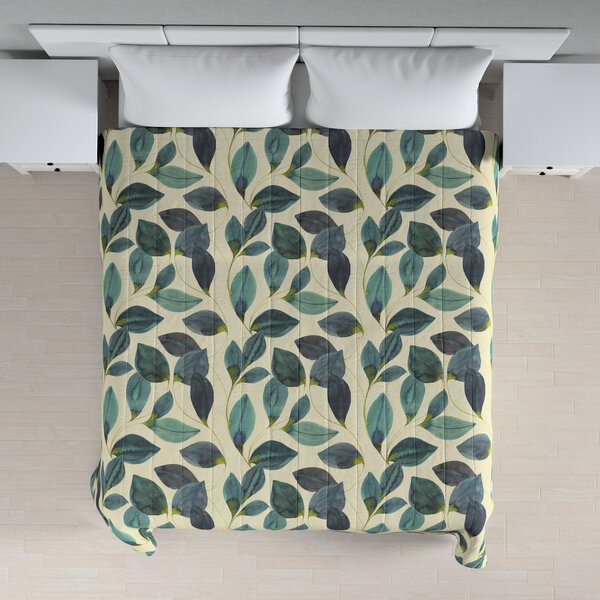Stripe quilted throw