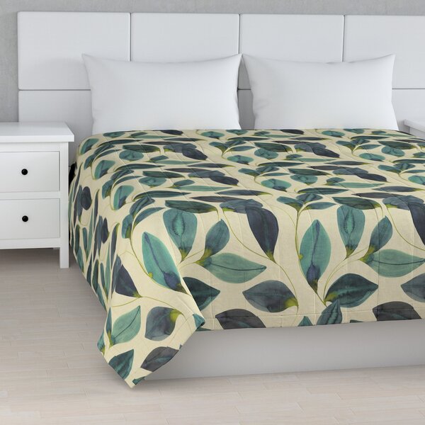 Stripe quilted throw