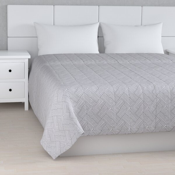 Stripe quilted throw