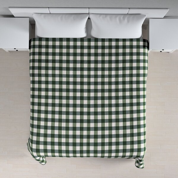 Stripe quilted throw