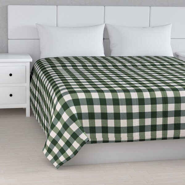 Stripe quilted throw
