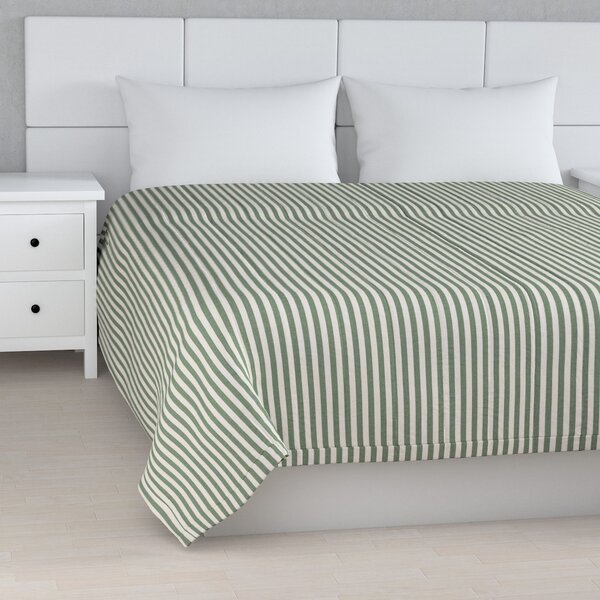 Stripe quilted throw