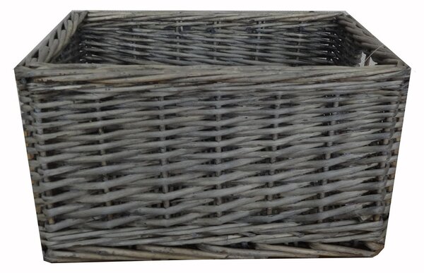 Rustic Romance Basket Grey