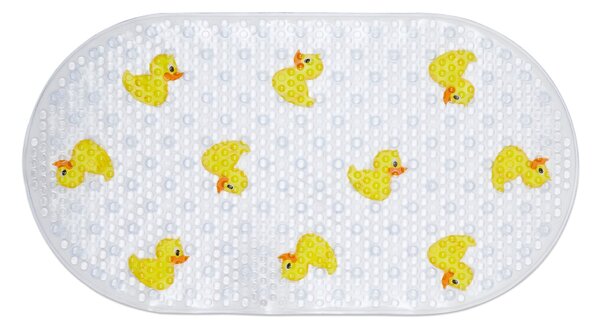 Duck Bath Mat White/Yellow