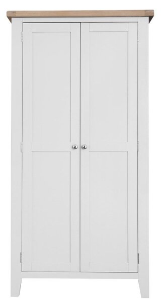 Terranostra Old white 2 Door Wardrobe