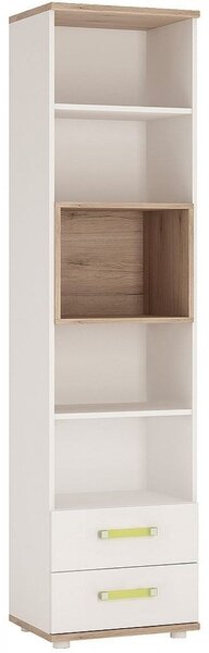 4Kids Tall Bookcase with Lemon Handles