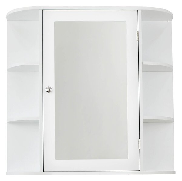Verona White Mirror Cabinet White