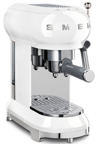 Smeg ECF01WHUK 50's Retro Style Espresso Coffee Machine
