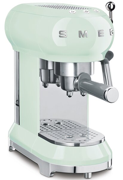 Smeg ECF01PGUK 50's Retro Style Espresso Coffee Machine