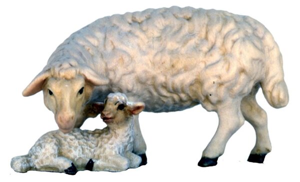 Nativity Animals - Sheep with Lamb - Baroque