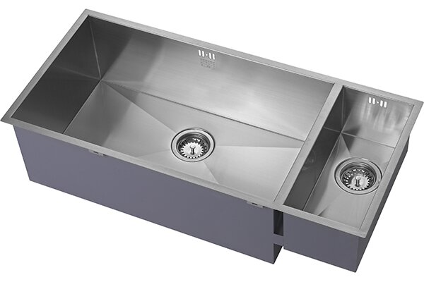 The 1810 Company ZD/7018/U/D/S/072 Zenduo 1.5 bowl Sink - Stainless Steel