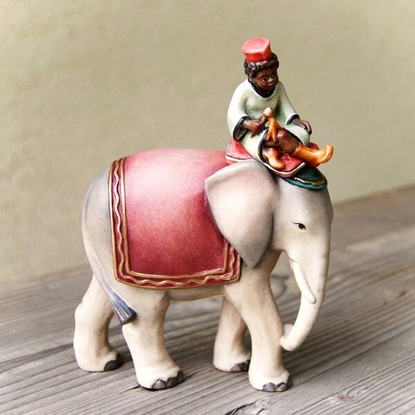 Elephant with Bellboy - African
