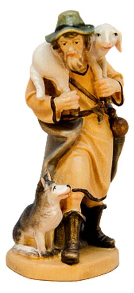 Shepherd with Lamb and Dog - Traditional