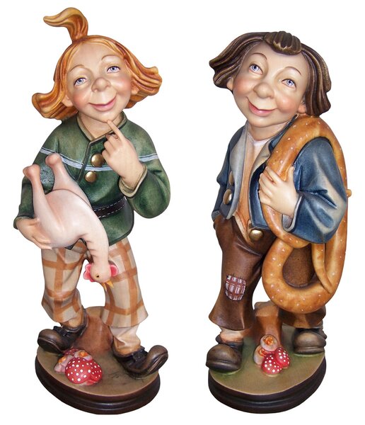 Max and Moritz woodcarvings