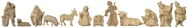Miniature Nativity set (12 figurines)