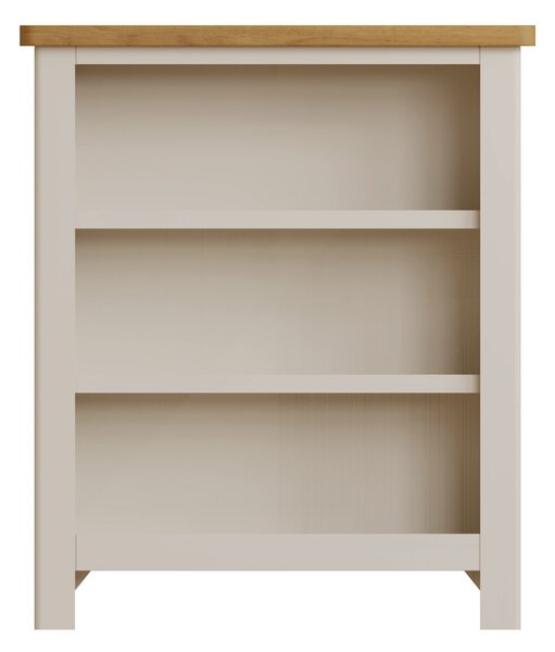 Ruskin 82cm x 70cm Oak Dove Grey Bookcase